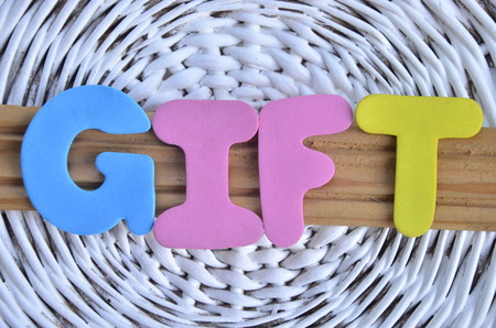 WORD GIFTの写真素材