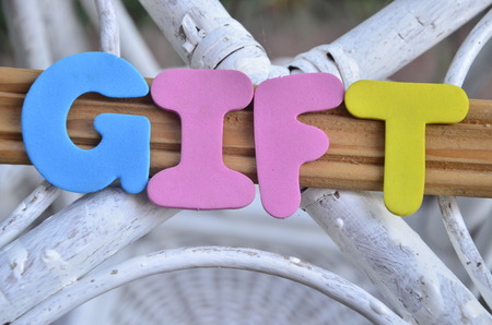 WORD GIFTの写真素材