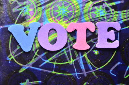 word voteの写真素材