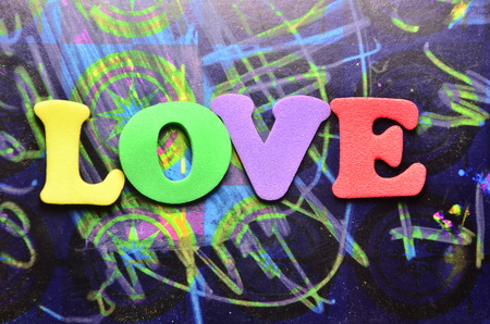 word loveの写真素材