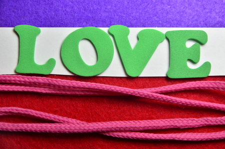 word loveの写真素材