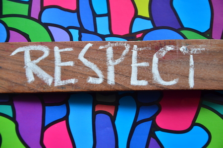 word RESPECTの写真素材