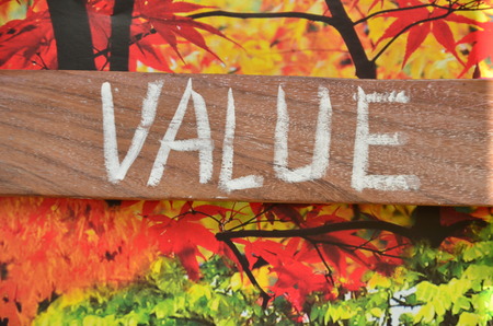 word valueの写真素材