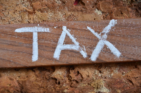 TAX WORDの写真素材