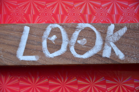 LOOK WORDの写真素材