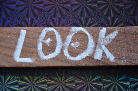 LOOK WORDの写真素材