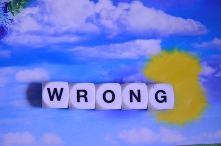 WRONG WORD