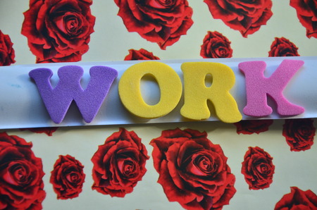 WORD WORKの写真素材