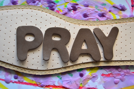 pray wordの写真素材