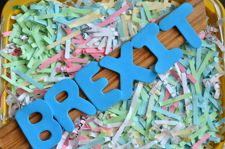 word brexitの写真素材