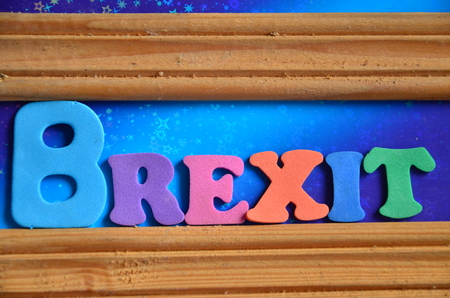 word brexitの写真素材