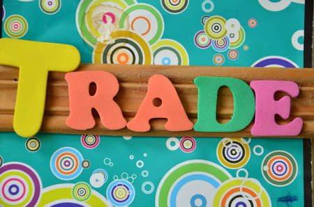 Word tradeの写真素材