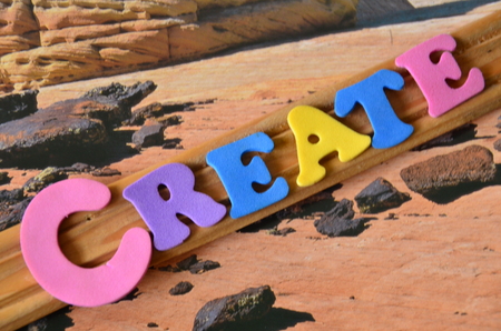 CREATE WORDの写真素材