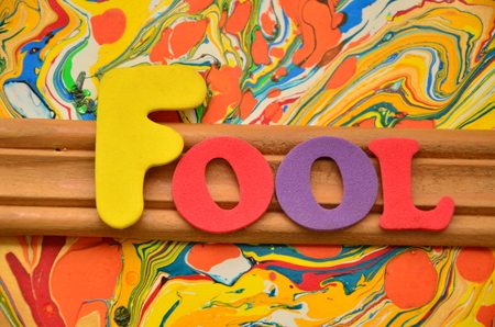 word foolの写真素材
