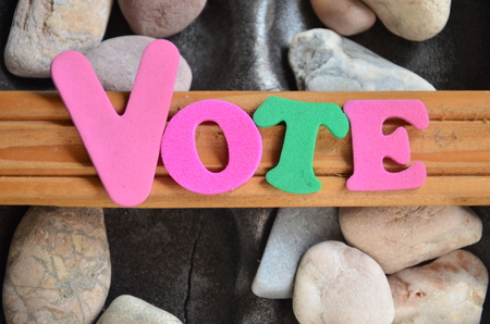 word voteの写真素材