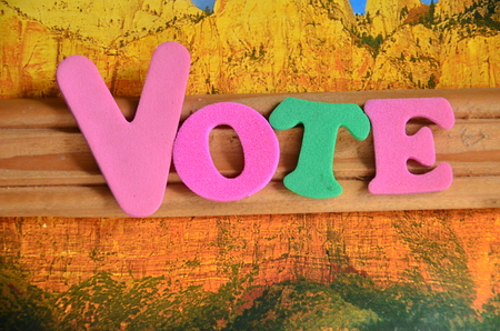 word voteの写真素材