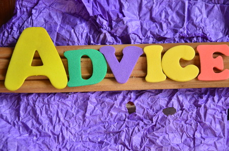 WORD ADVICEの写真素材