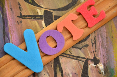 word voteの写真素材