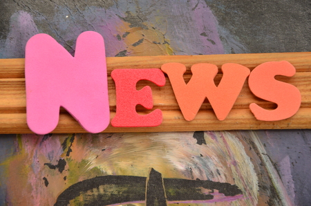 word newsの写真素材