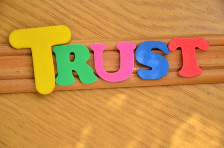 word trustの写真素材