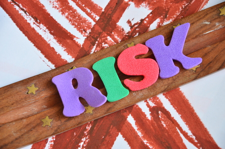 word riskの写真素材