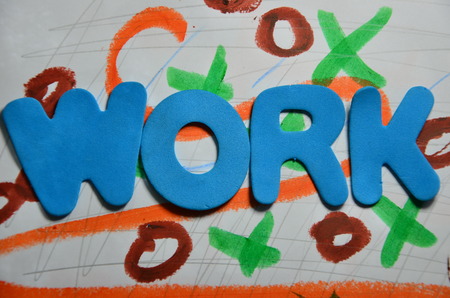WORD WORKの写真素材