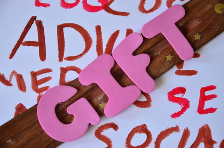 word giftの写真素材