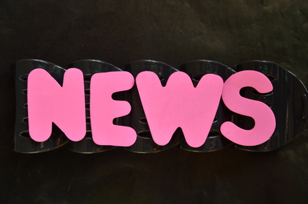 word newsの写真素材