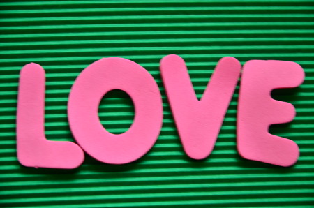 word loveの写真素材