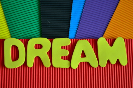 word dreamの写真素材