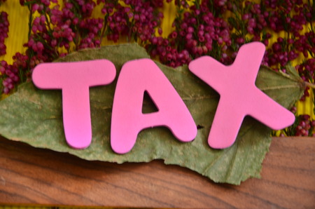 TAX WORDの写真素材