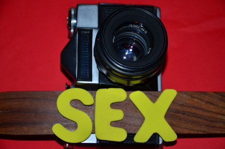 word sex on an abstract backgroundの写真素材