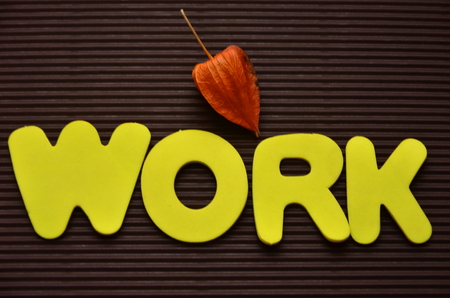 word work on an abstract background word work on an abstract background