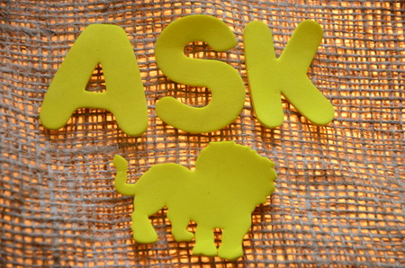 wor ask on an abstract backgroundの写真素材