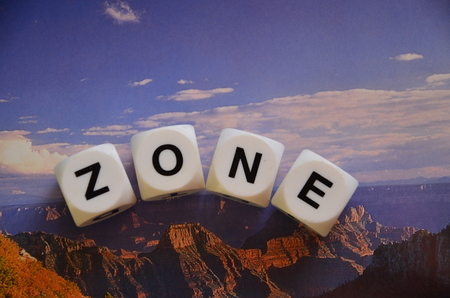 WORD ZONE on an abstract background