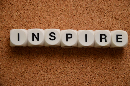 word inspireの写真素材