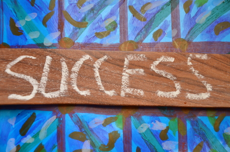word success on an abstractの写真素材