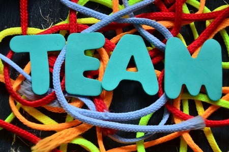 wordd team on an abstract background