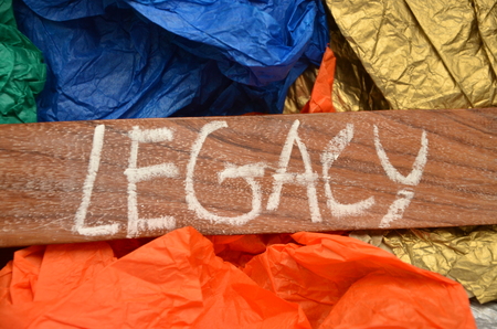 word legacy on an abstract backgroundの写真素材