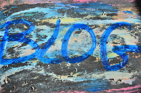 word blog on an abstract backgroundの写真素材