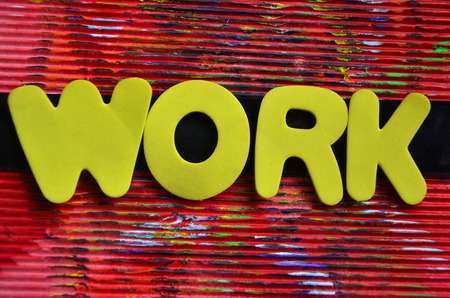 WORD WORKの写真素材