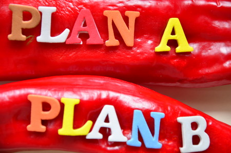 word plan a on an abstract backgroundの写真素材