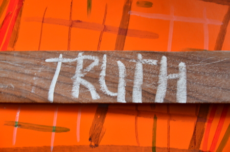 word truth on an abstract backgroundの写真素材