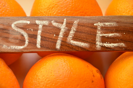 WORD STYLE ON AN ABSTRACT BACKGROUNDの写真素材