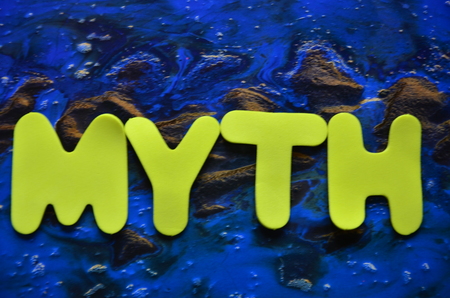 word myth onan abstract background