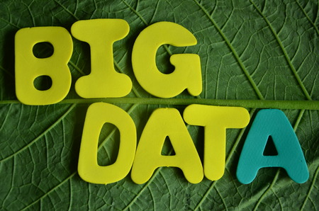 word big data on an abstract background