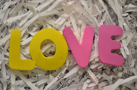 word loveの写真素材