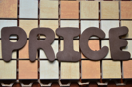 word priceの写真素材