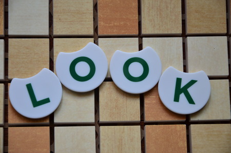word lookの写真素材