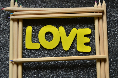 word loveの写真素材